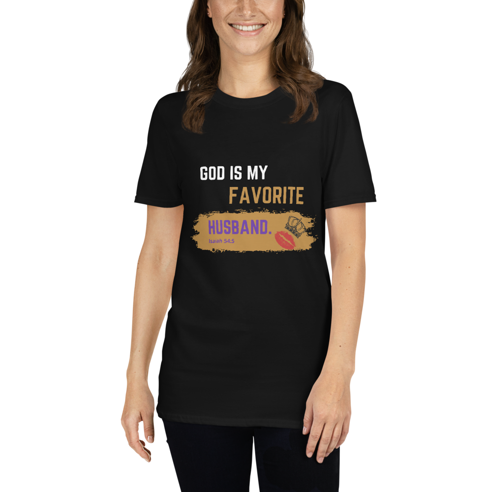 GOD IS MY FAVORITE HUSBAND T-Shirt (BLACK)