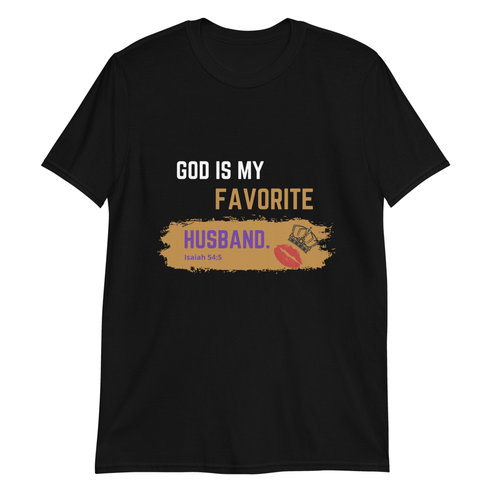 GOD IS MY FAVORITE HUSBAND T-Shirt (BLACK)