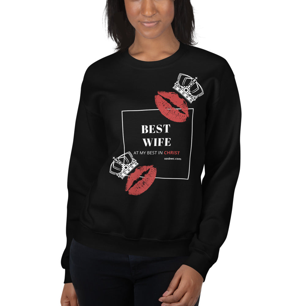 SOS BEST WIVES Sweatshirt (BLACK)