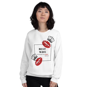 SOS BEST WIVES Sweatshirt (WHITE)