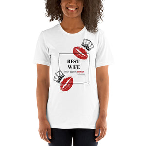 Open image in slideshow, SOS BEST WIVES T-Shirt (WHITE)
